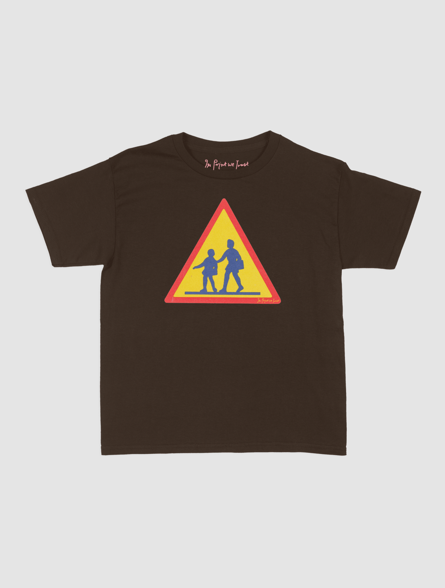 caution baby tee - In Print We Trust