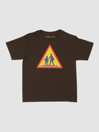 caution baby tee - In Print We Trust
