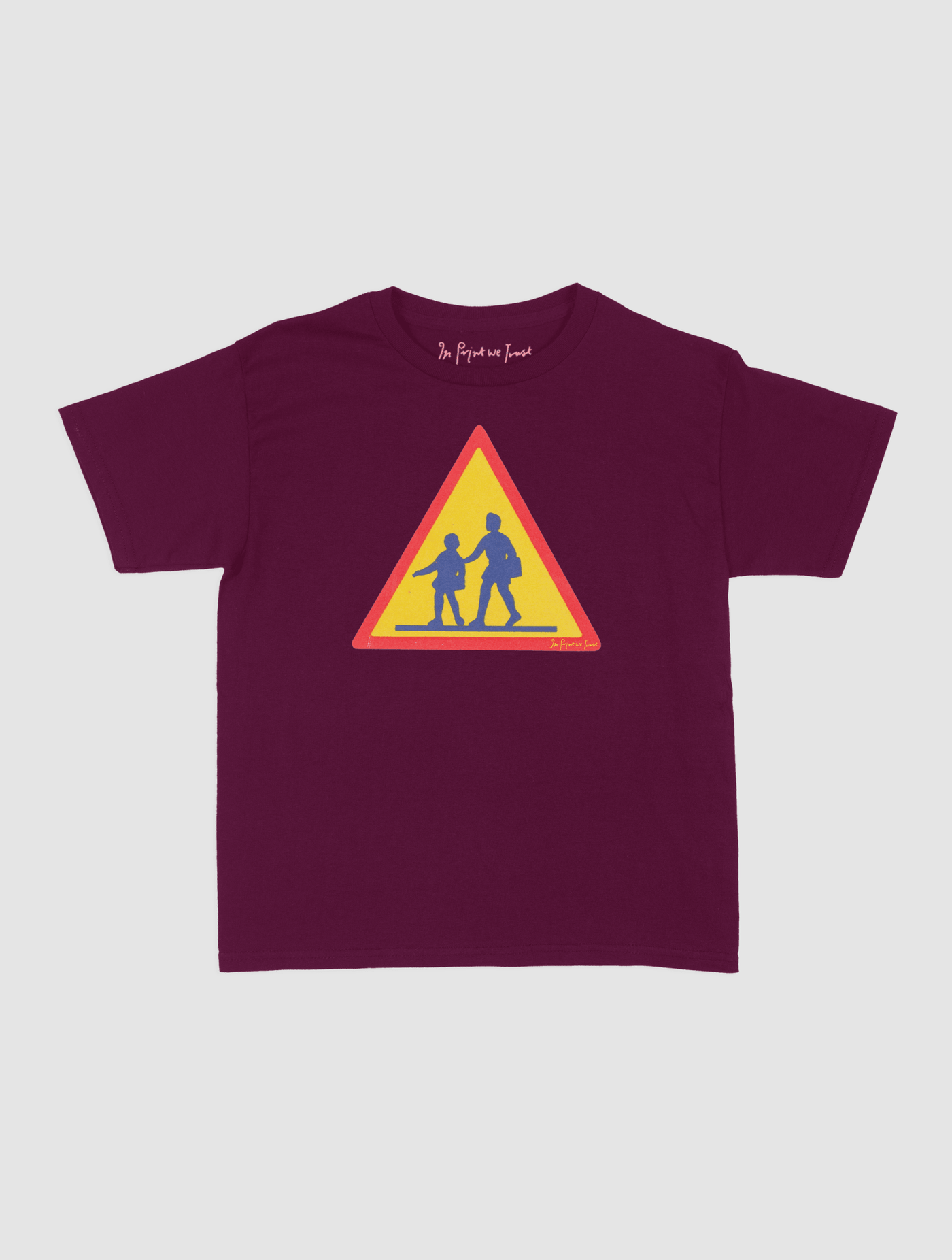 caution baby tee - In Print We Trust