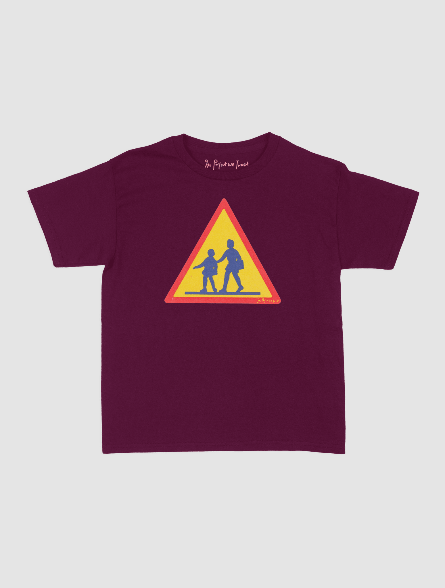 caution baby tee - In Print We Trust