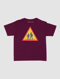 caution baby tee - In Print We Trust