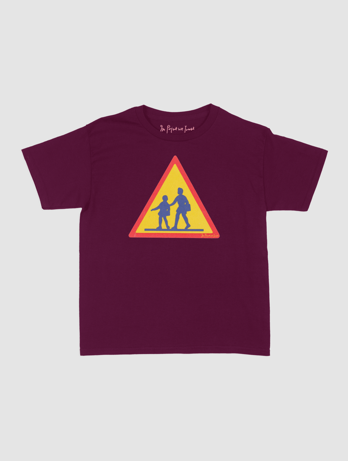 caution baby tee - In Print We Trust