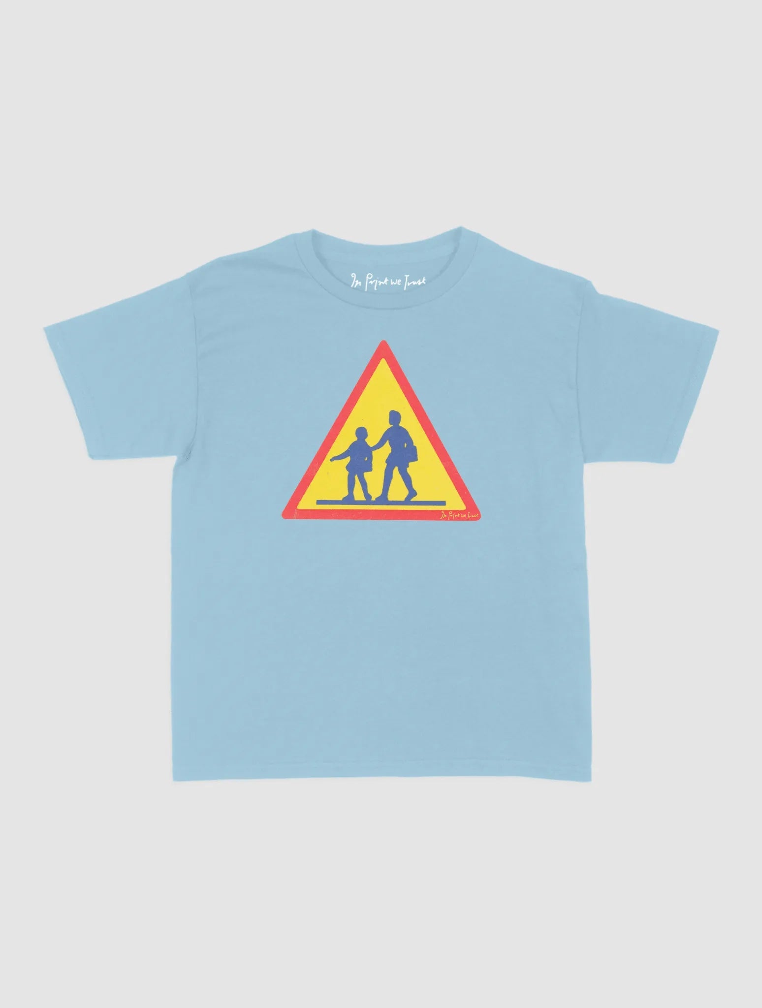 caution baby tee - In Print We Trust