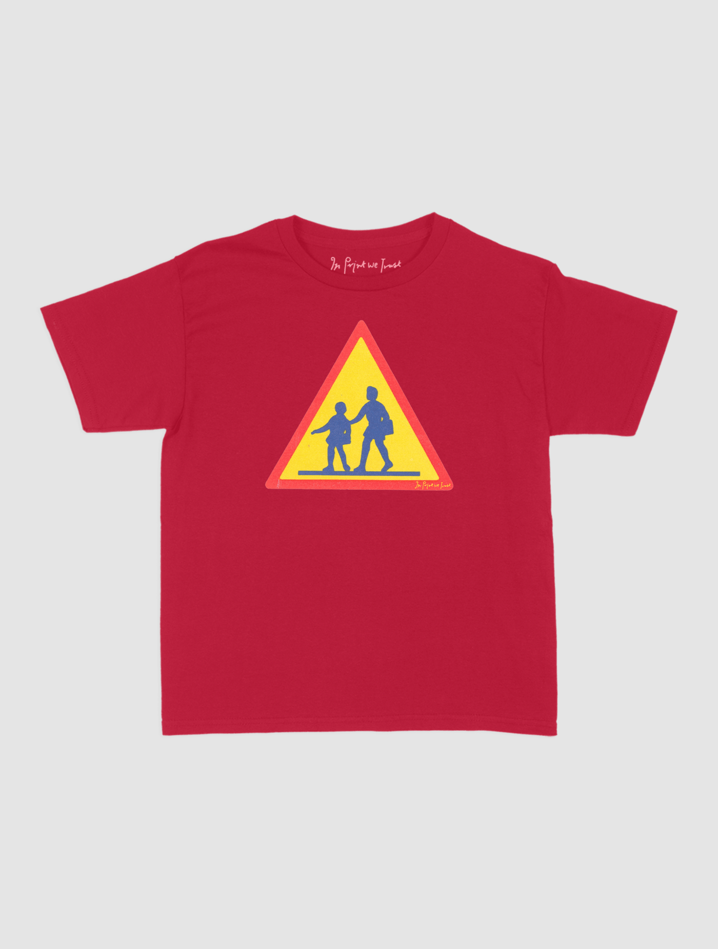 caution baby tee - In Print We Trust