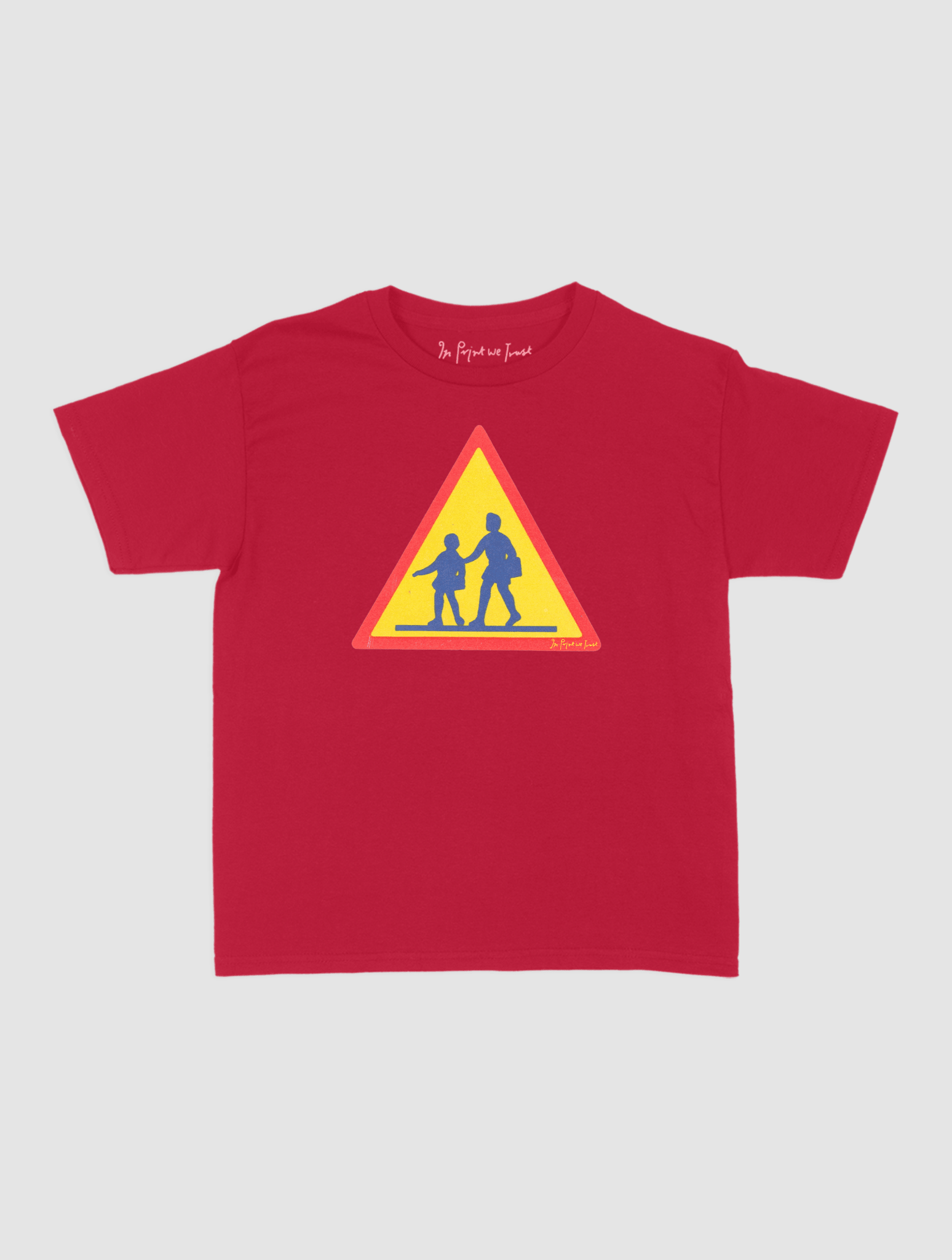 caution baby tee - In Print We Trust