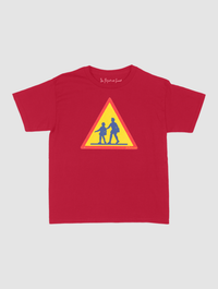 caution baby tee - In Print We Trust