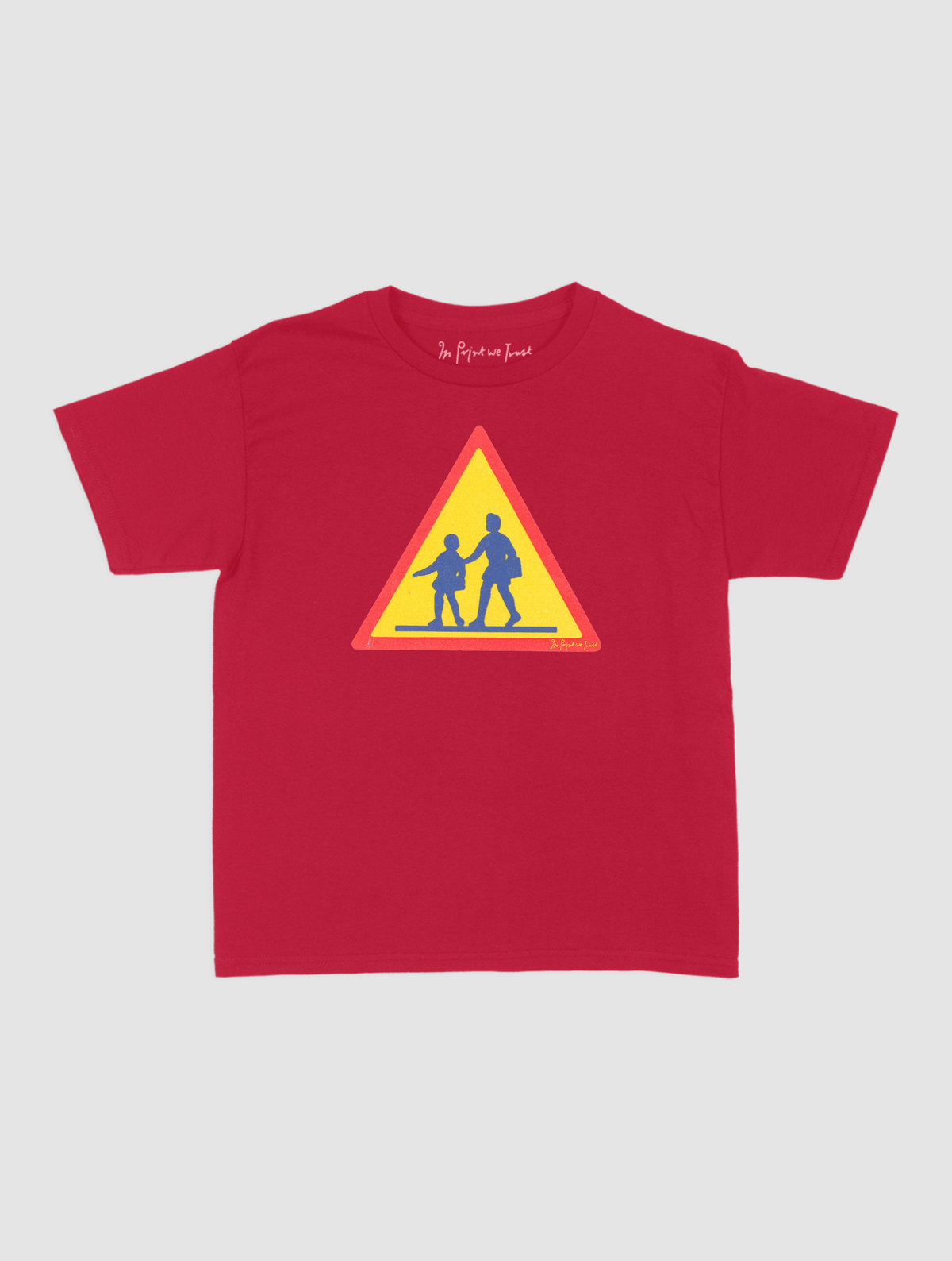 caution baby tee - In Print We Trust