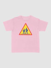 caution baby tee - In Print We Trust
