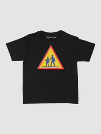caution baby tee - In Print We Trust