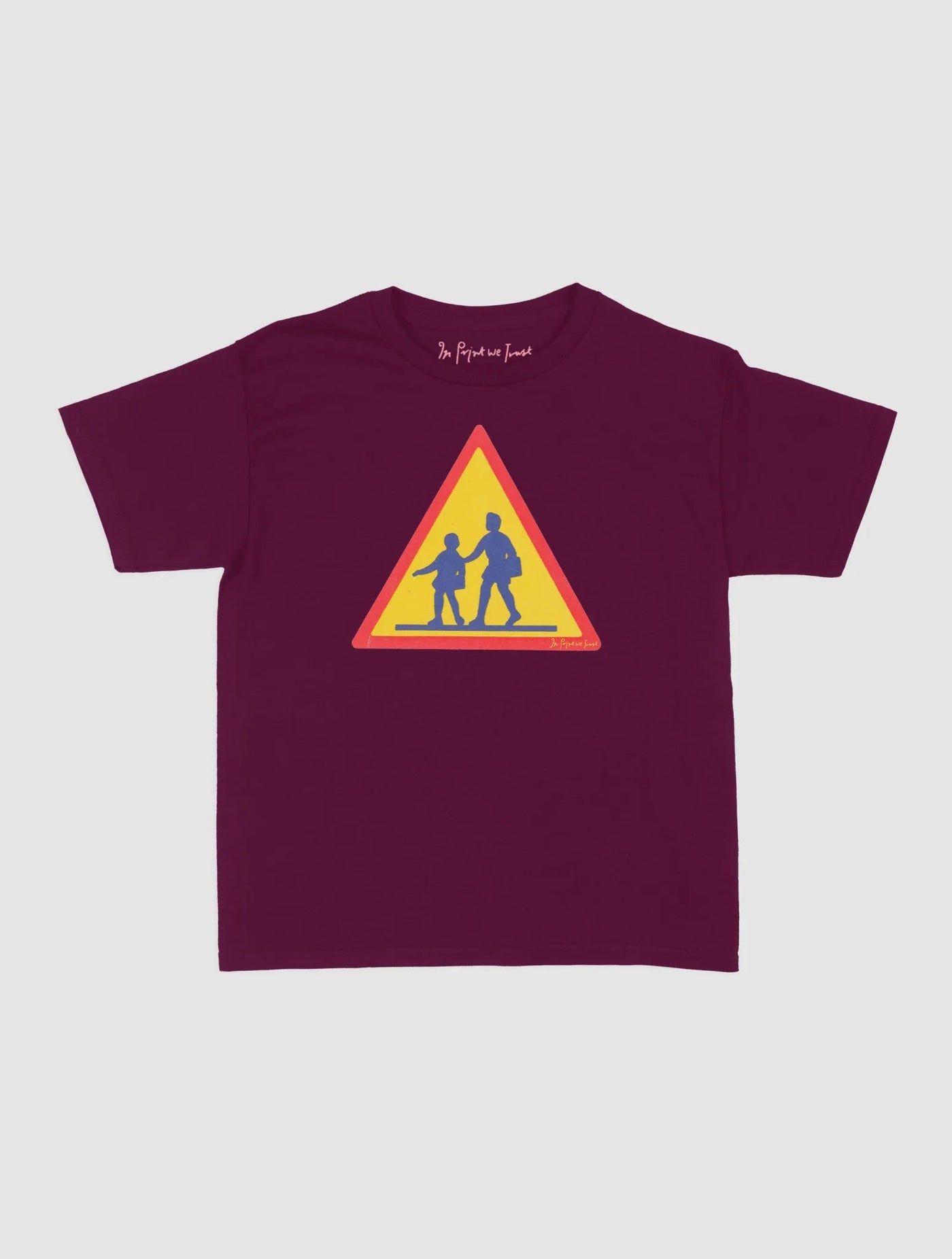 caution baby tee - In Print We Trust