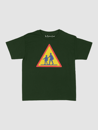 caution baby tee - In Print We Trust