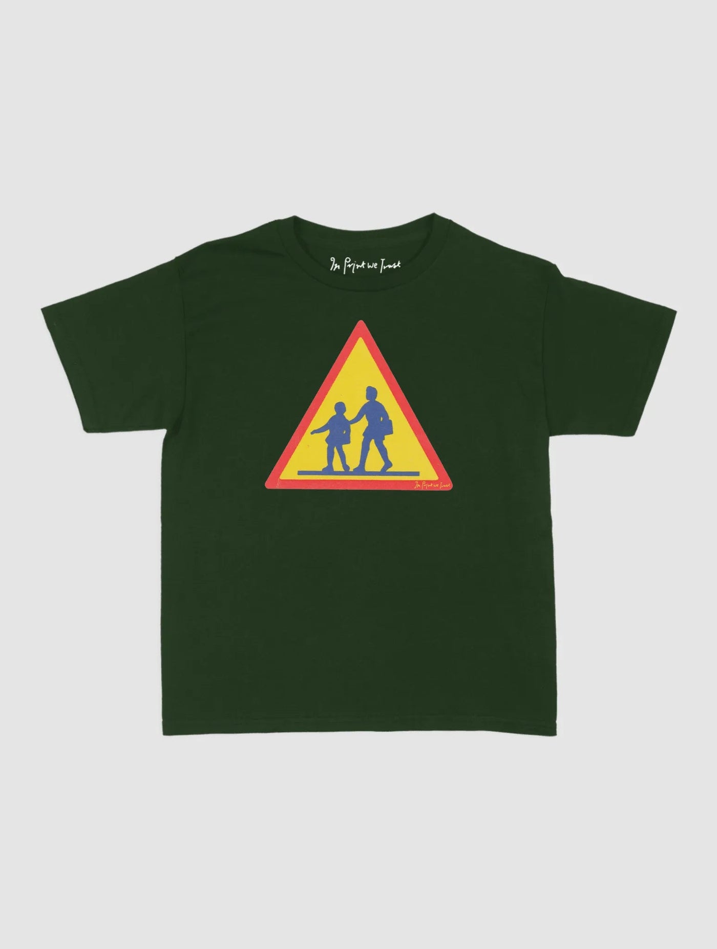 caution baby tee - In Print We Trust