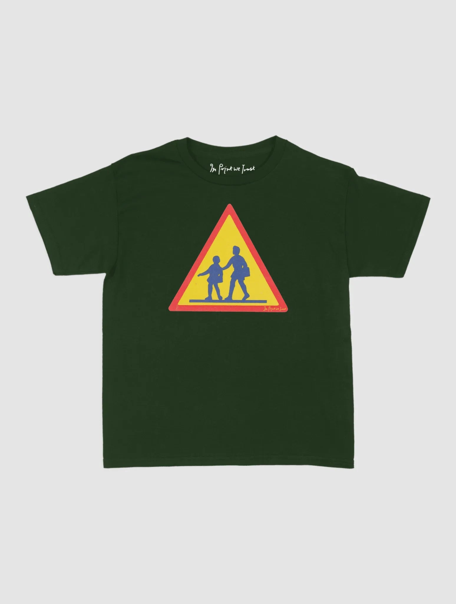 caution baby tee - In Print We Trust