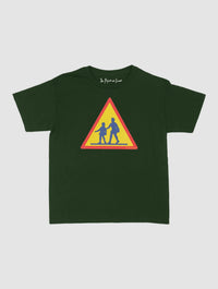 caution baby tee - In Print We Trust