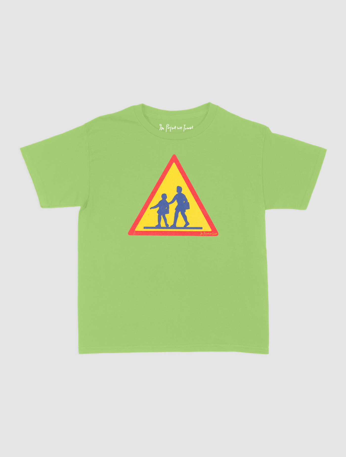 caution baby tee - In Print We Trust