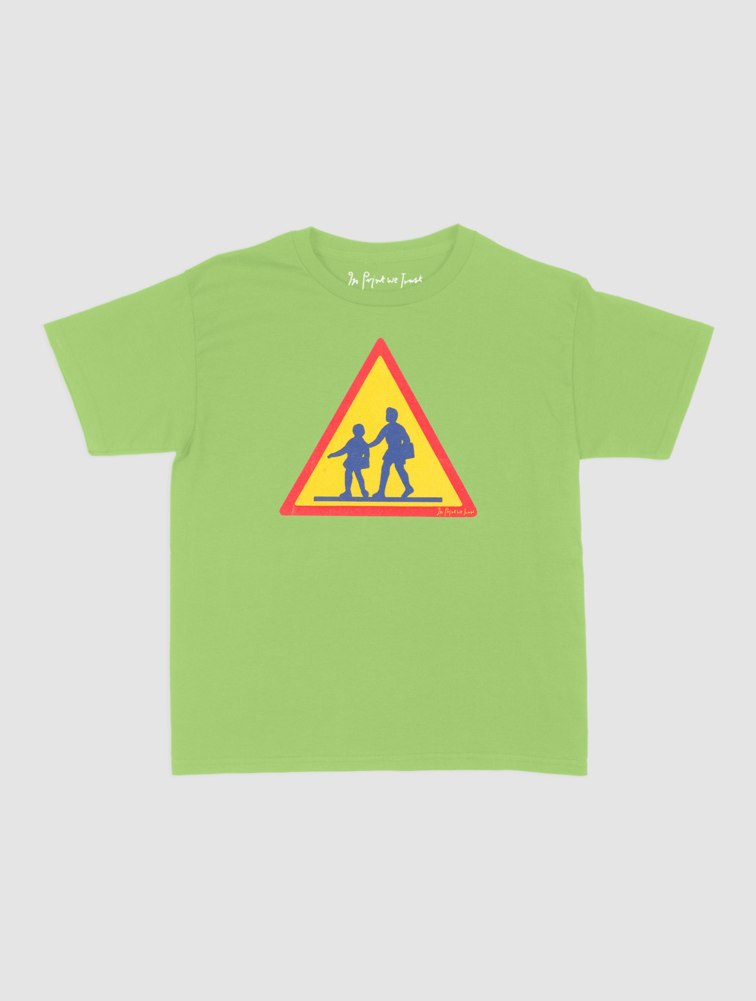 caution baby tee - In Print We Trust