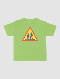 caution baby tee - In Print We Trust