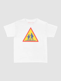 caution baby tee - In Print We Trust