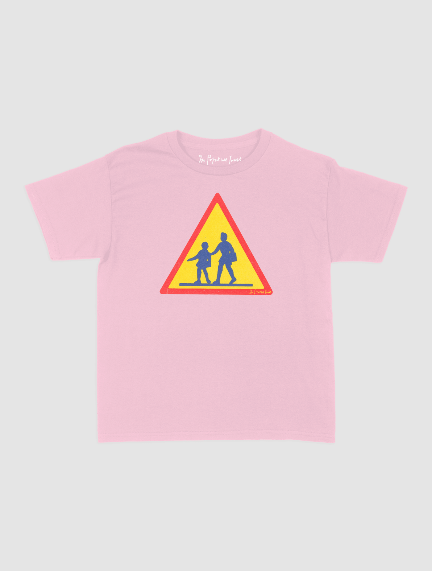 caution baby tee - In Print We Trust