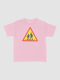 caution baby tee - In Print We Trust
