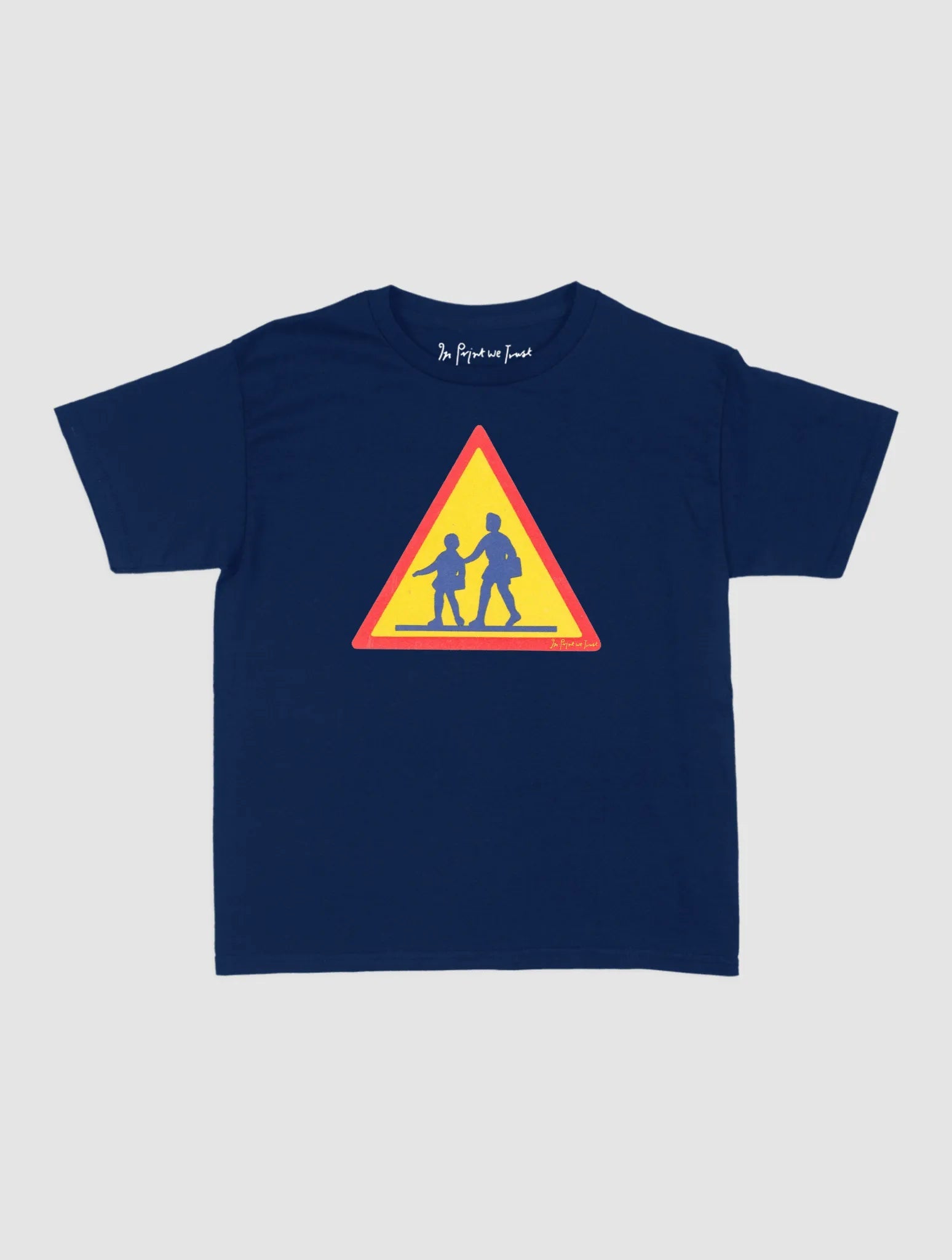caution baby tee - In Print We Trust