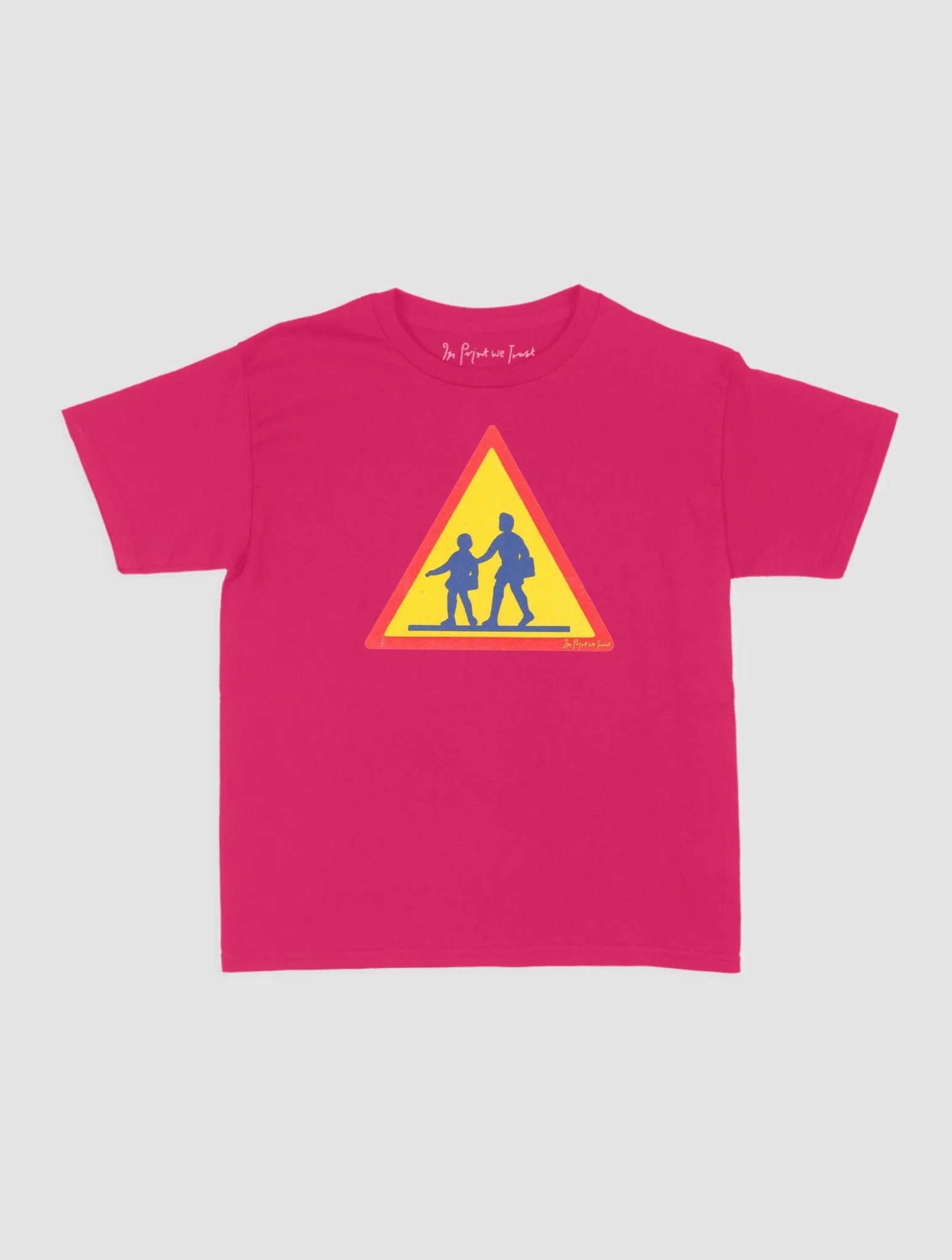 caution baby tee - In Print We Trust