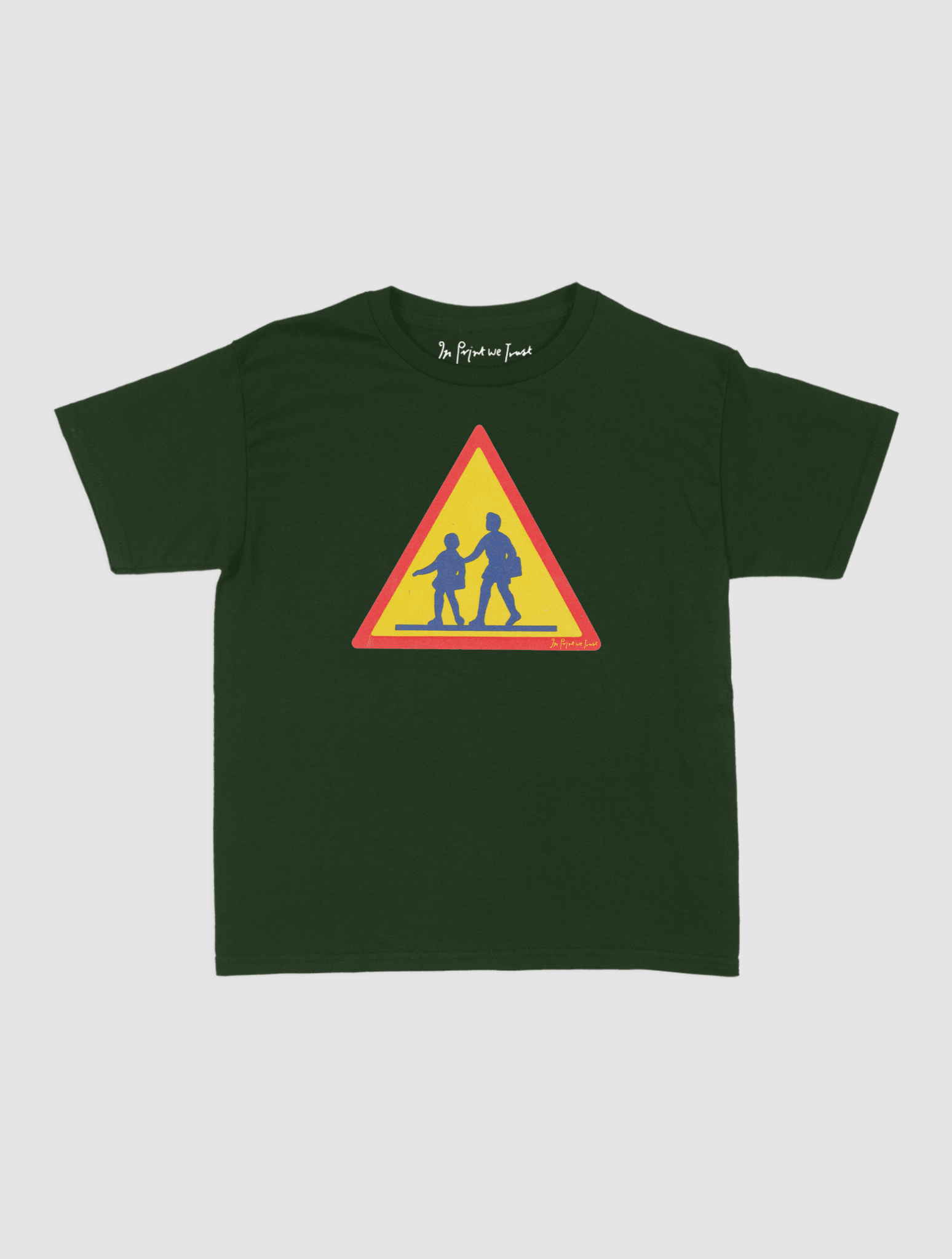 caution baby tee - In Print We Trust