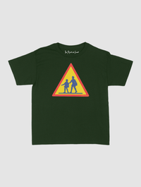 caution baby tee - In Print We Trust