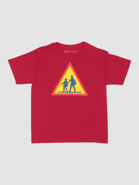 caution baby tee - In Print We Trust
