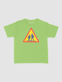 caution baby tee - In Print We Trust