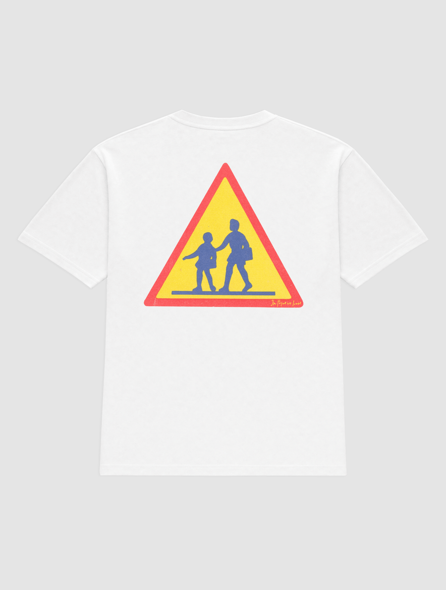 caution heavyweight tee - In Print We Trust
