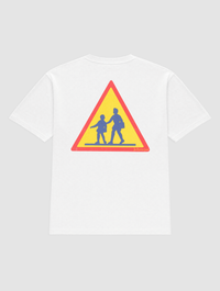 caution heavyweight tee - In Print We Trust