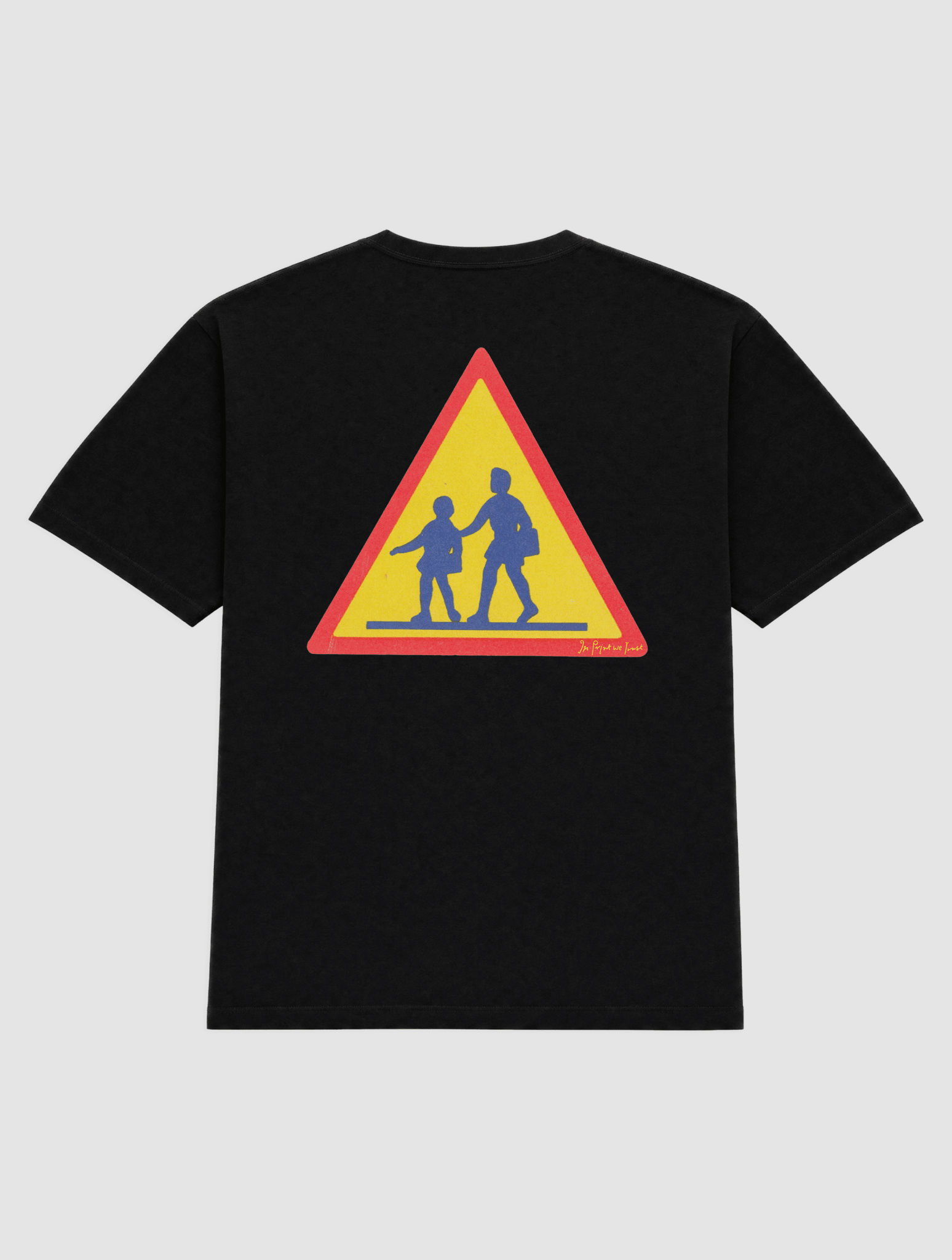 caution heavyweight tee - In Print We Trust