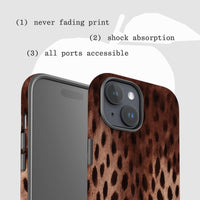 cheetah tough iPhone case - In Print We Trust