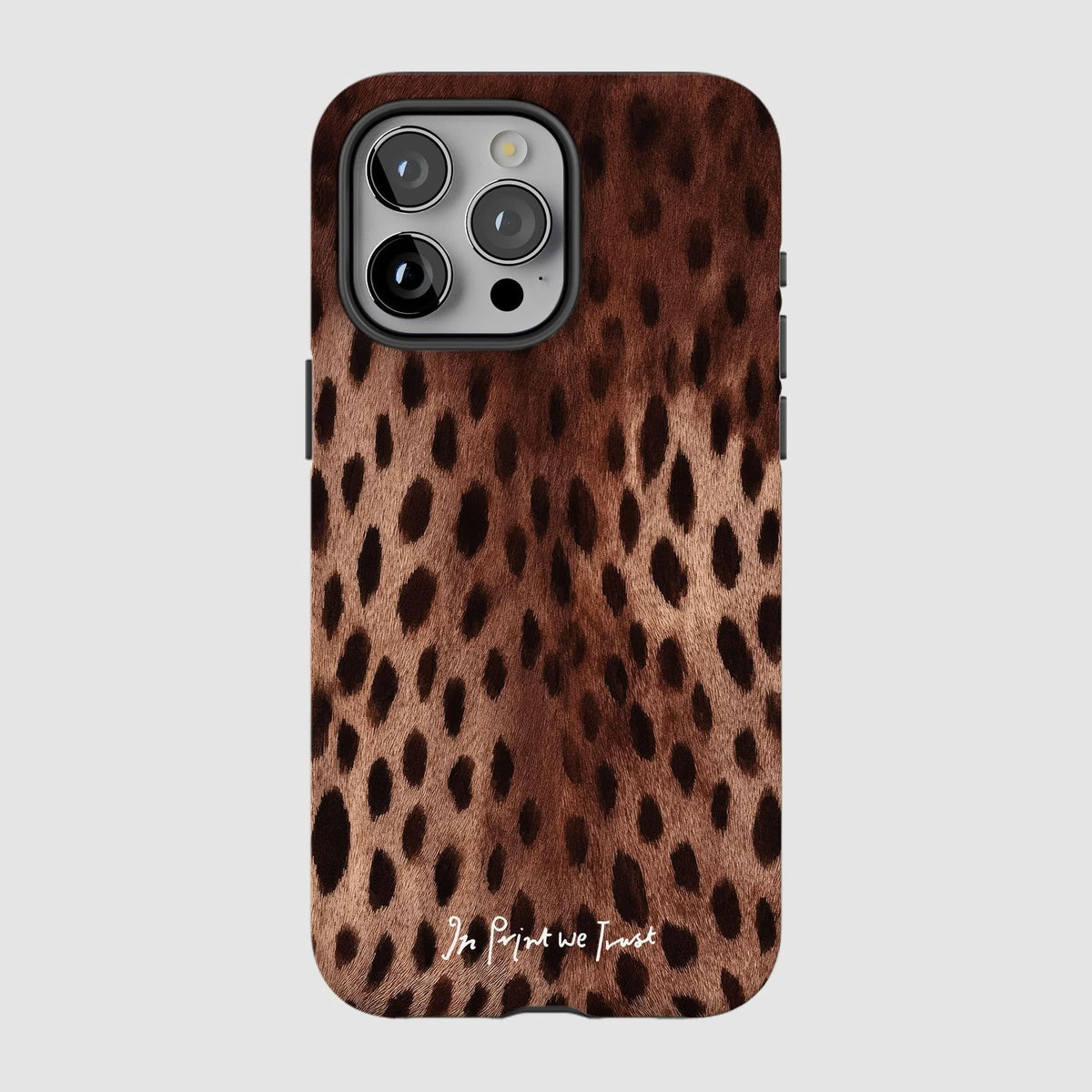 cheetah tough iPhone case - In Print We Trust