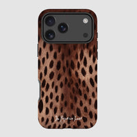 cheetah tough iPhone case - In Print We Trust