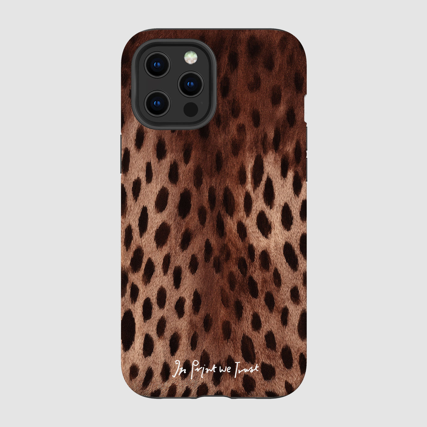 cheetah tough iPhone case - In Print We Trust
