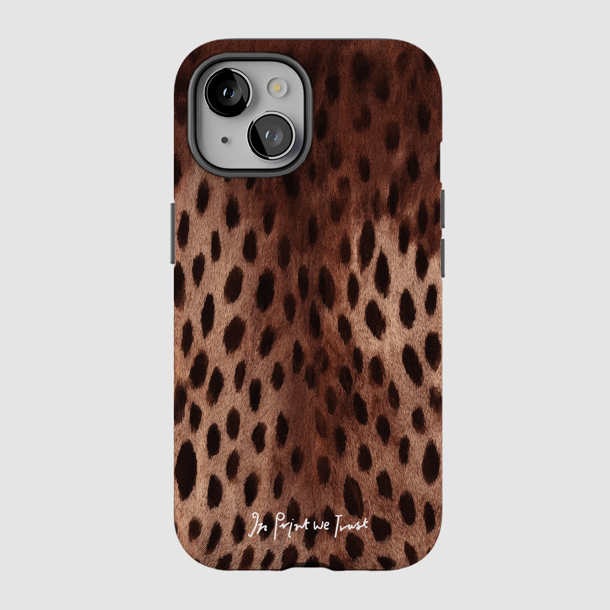 cheetah tough iPhone case - In Print We Trust