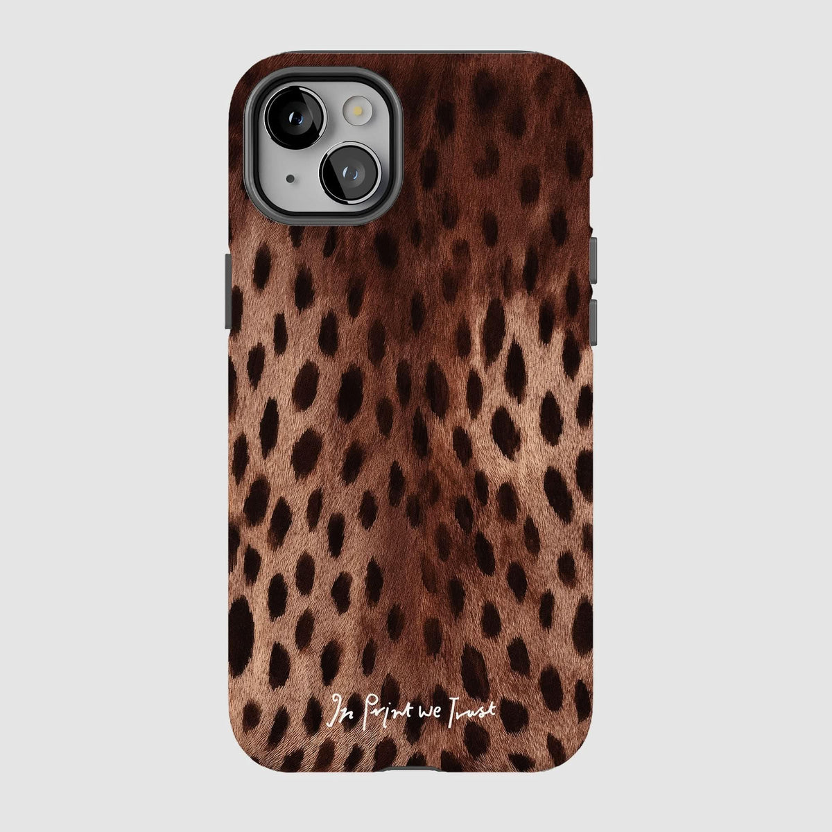 cheetah tough iPhone case - In Print We Trust
