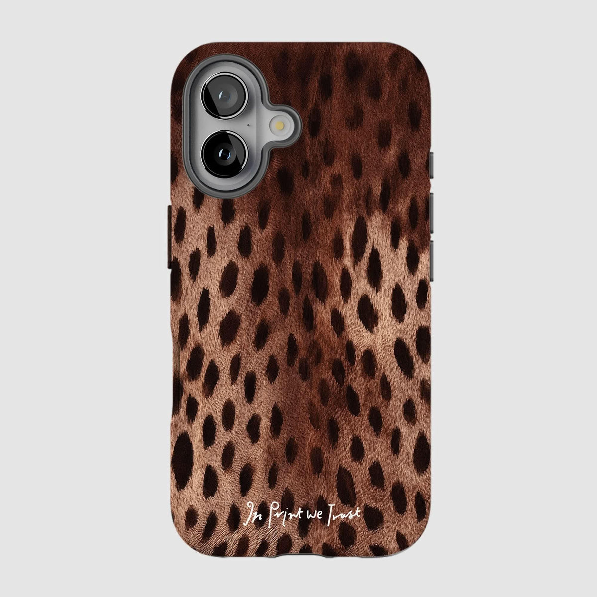 cheetah tough iPhone case - In Print We Trust