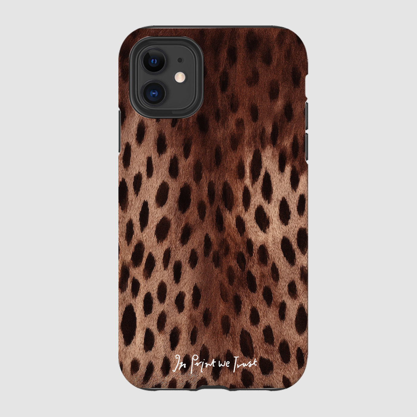 cheetah tough iPhone case - In Print We Trust