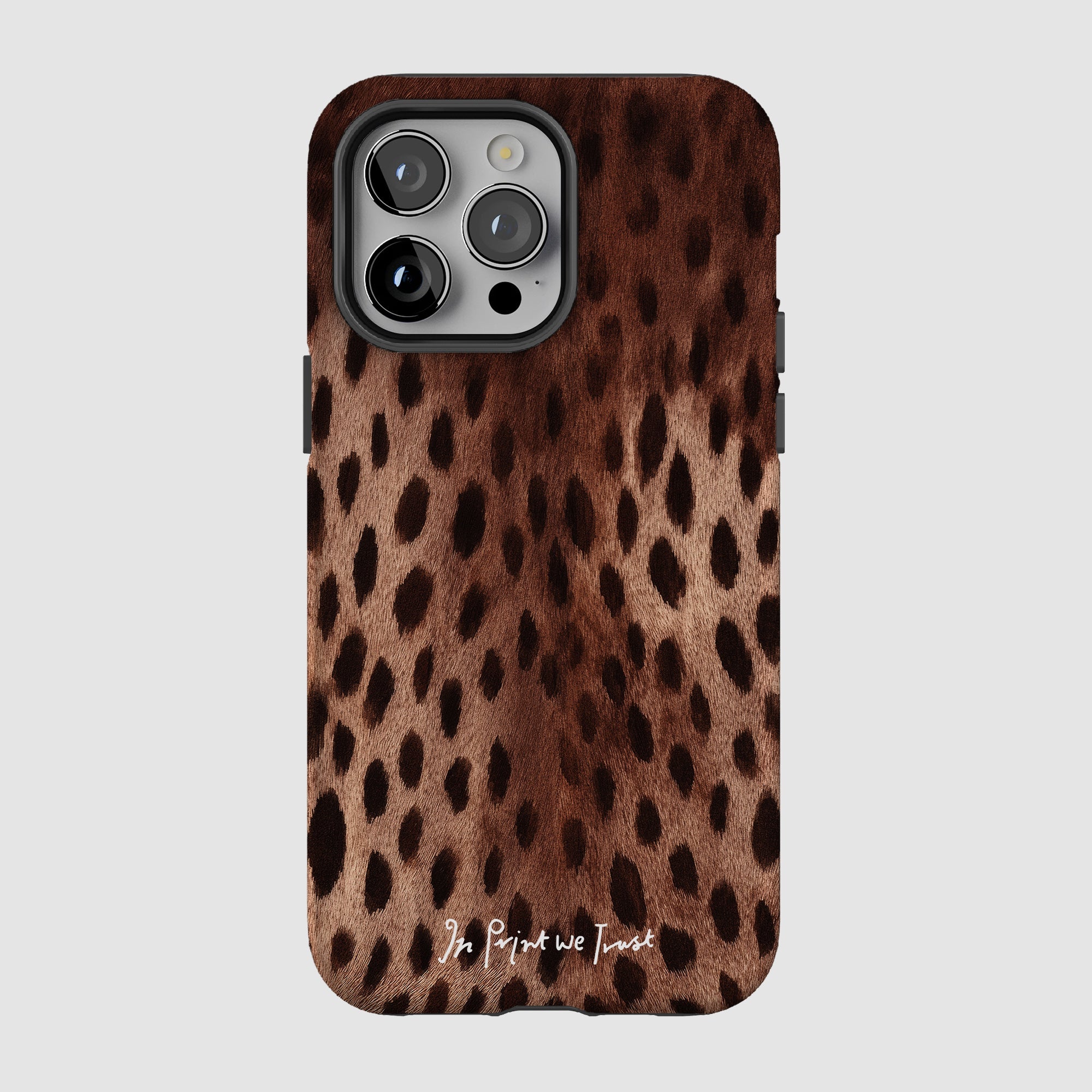 cheetah tough iPhone case - In Print We Trust