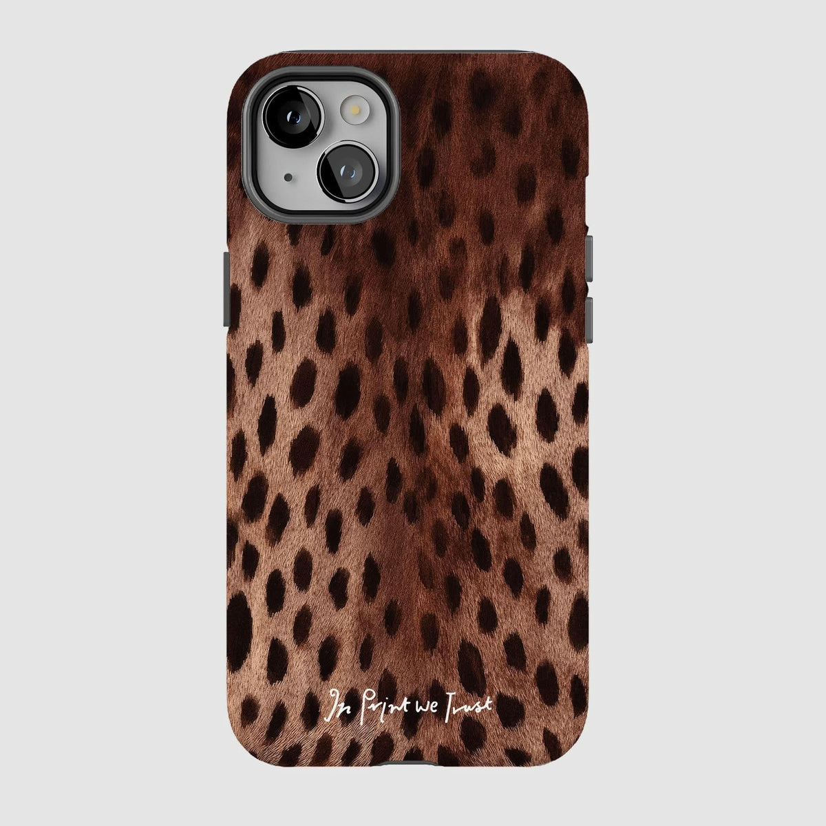 cheetah tough iPhone case - In Print We Trust