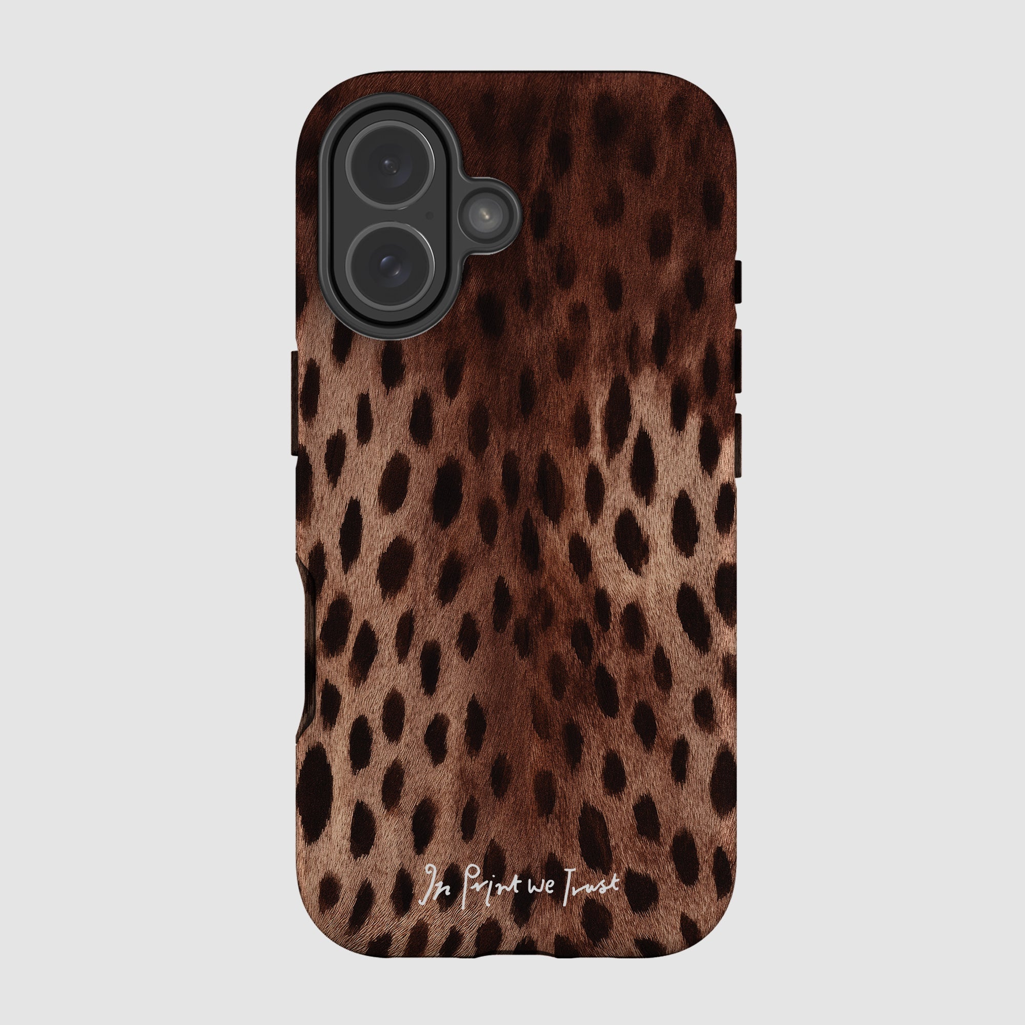 cheetah tough iPhone case - In Print We Trust