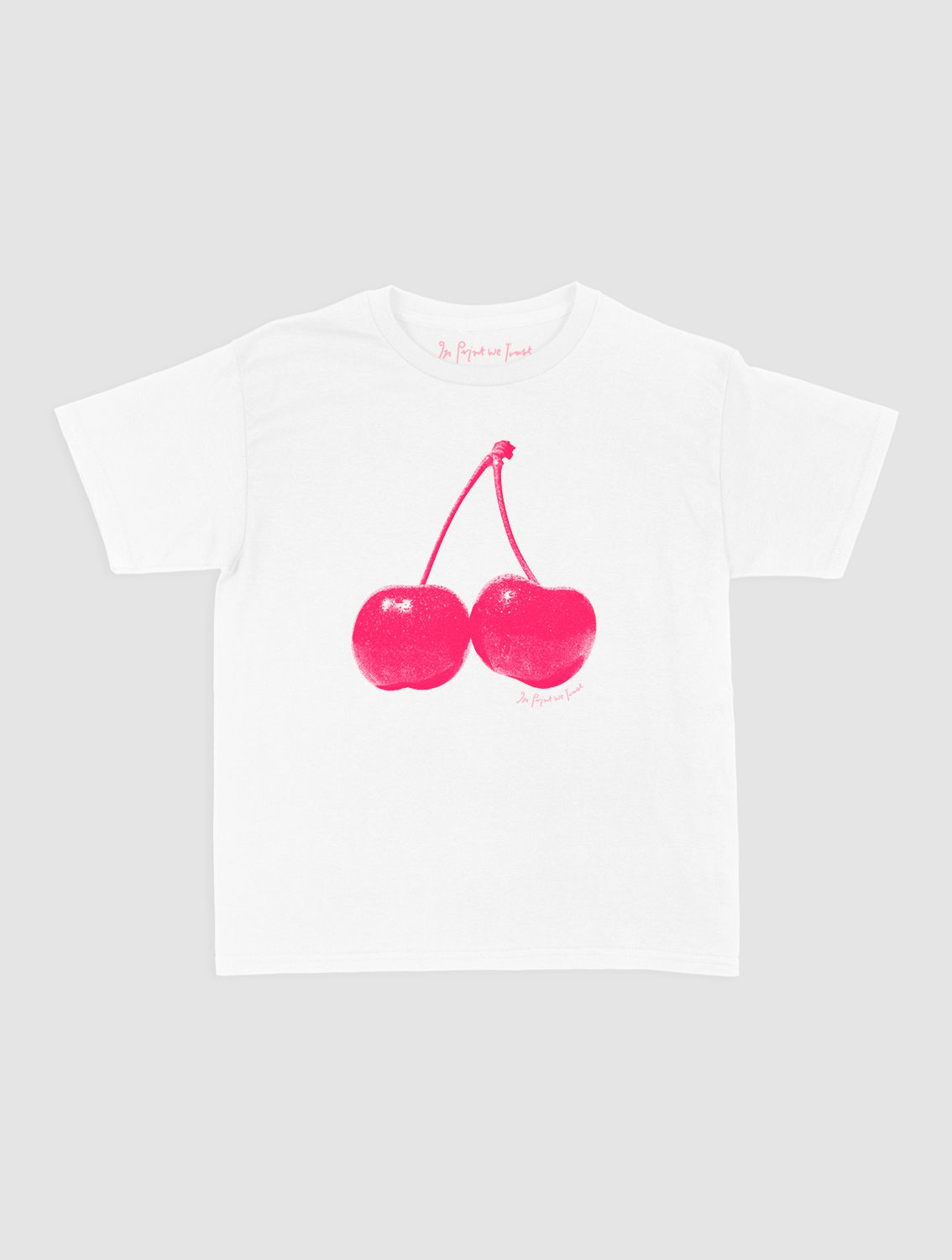 cherry baby tee - In Print We Trust