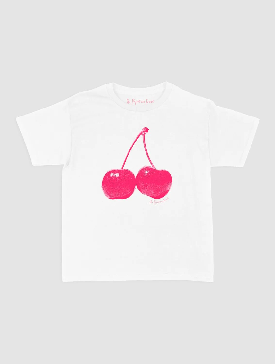 cherry baby tee - In Print We Trust