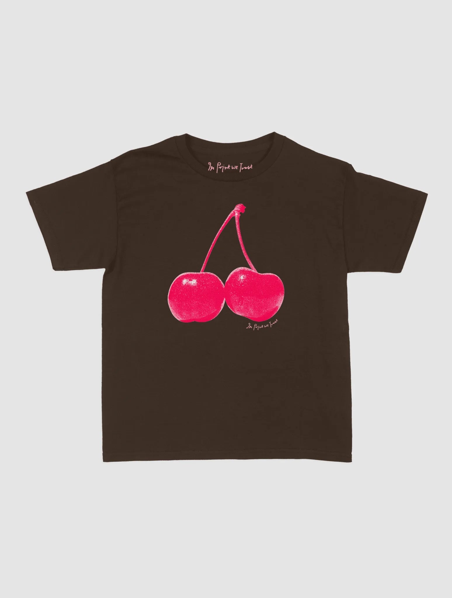 cherry baby tee - In Print We Trust
