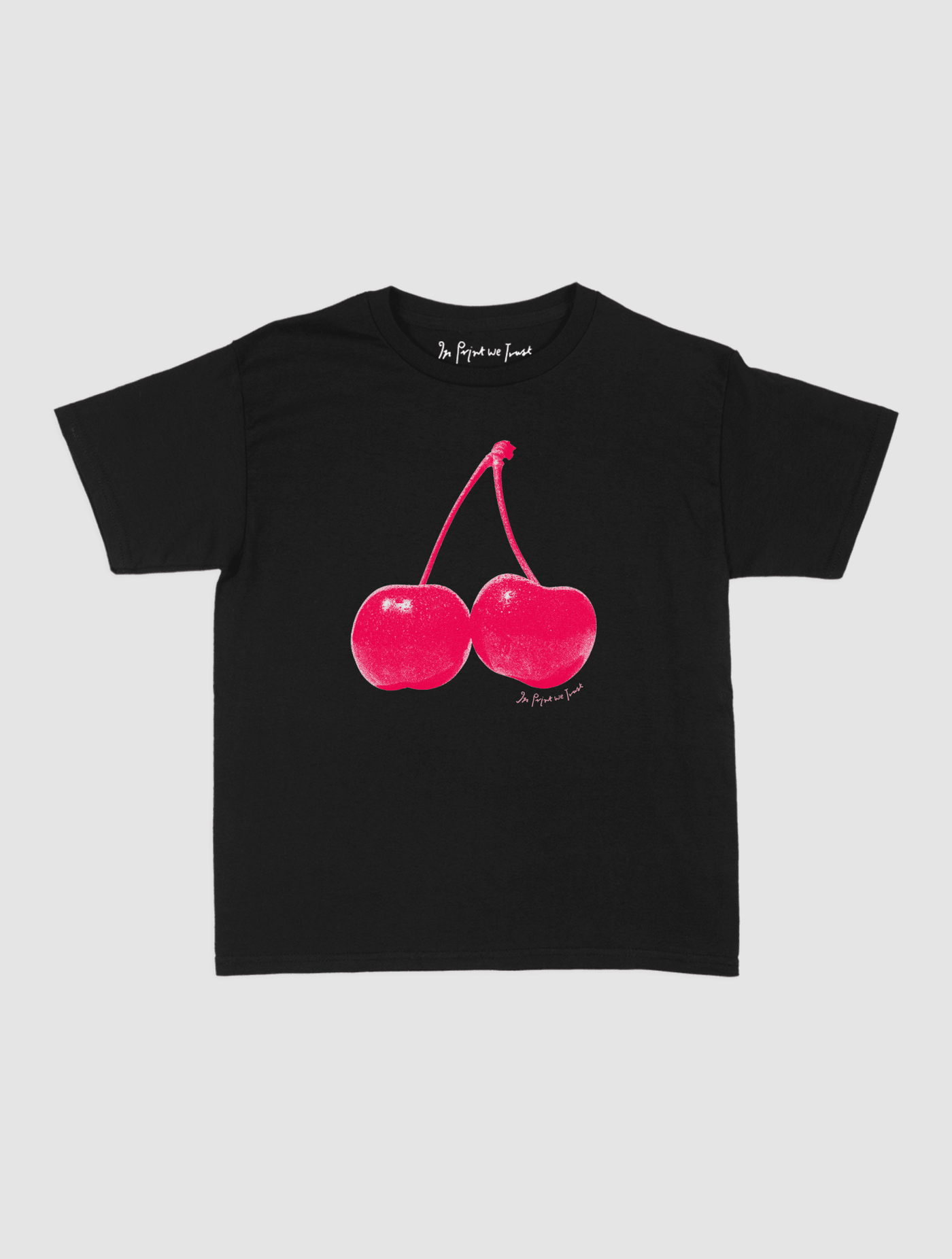 cherry baby tee - In Print We Trust