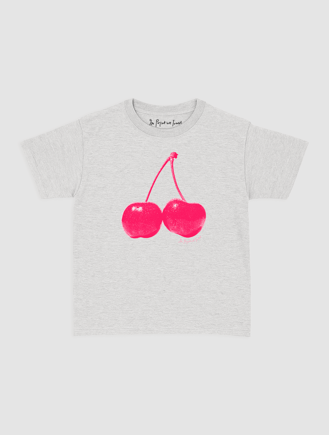 cherry baby tee - In Print We Trust