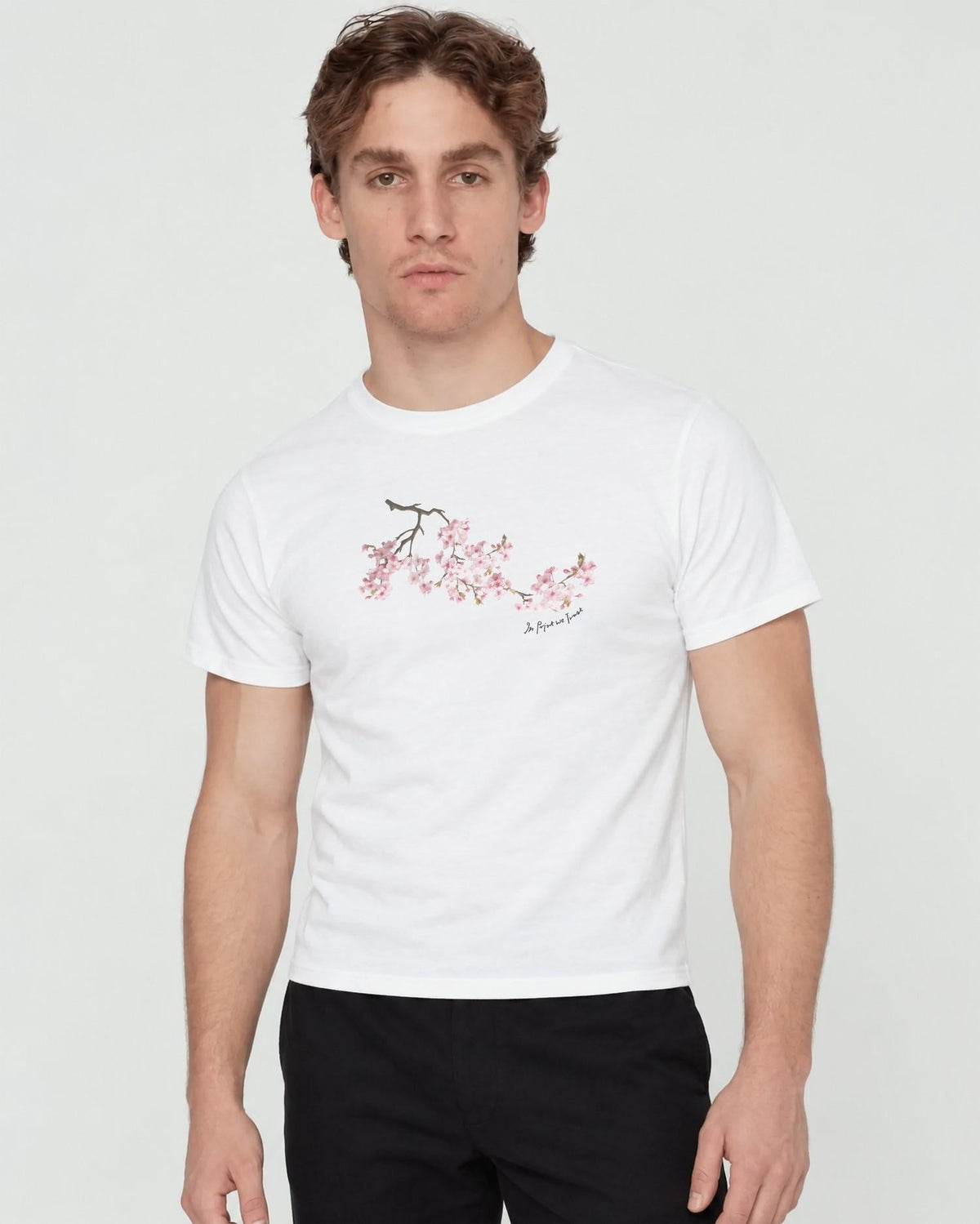 cherry blossom baby tee - In Print We Trust